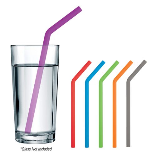Angled Silicone Straw