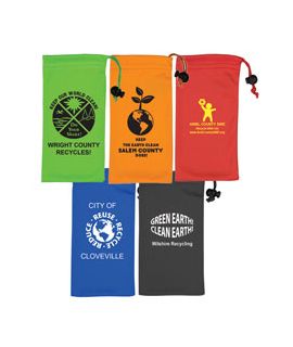 Microfiber Drawstring Pouches