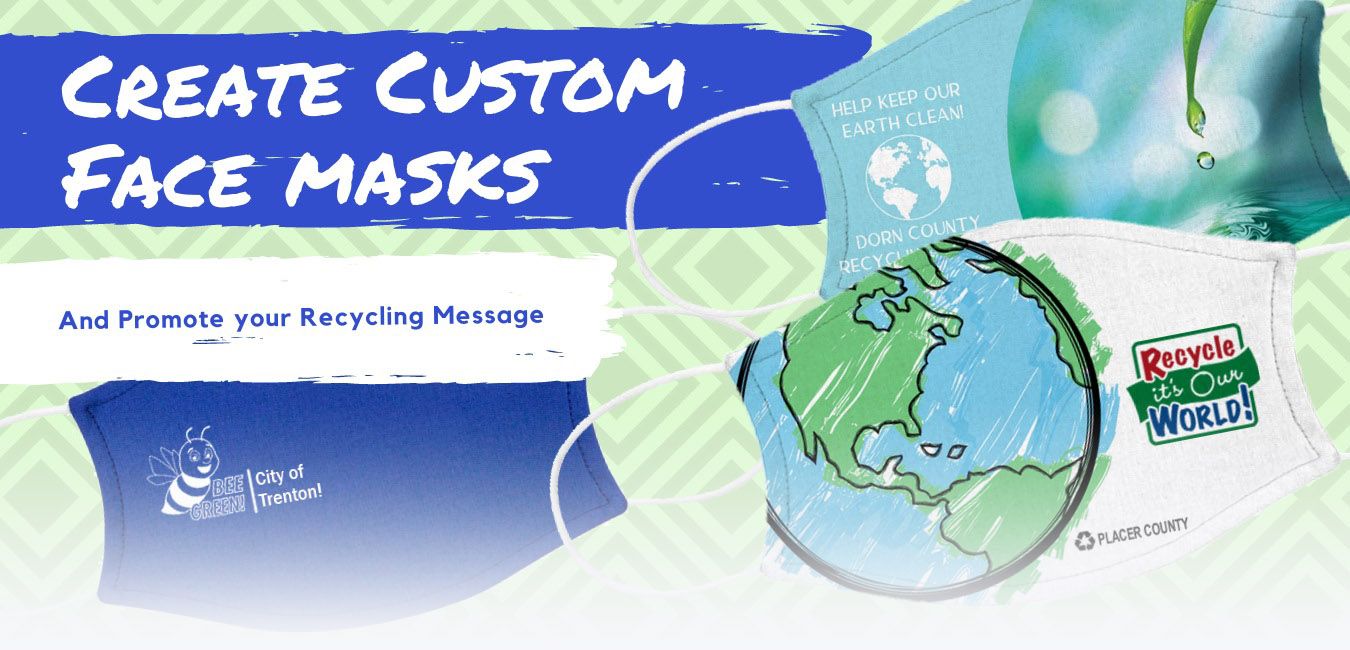 Imprinted face masks